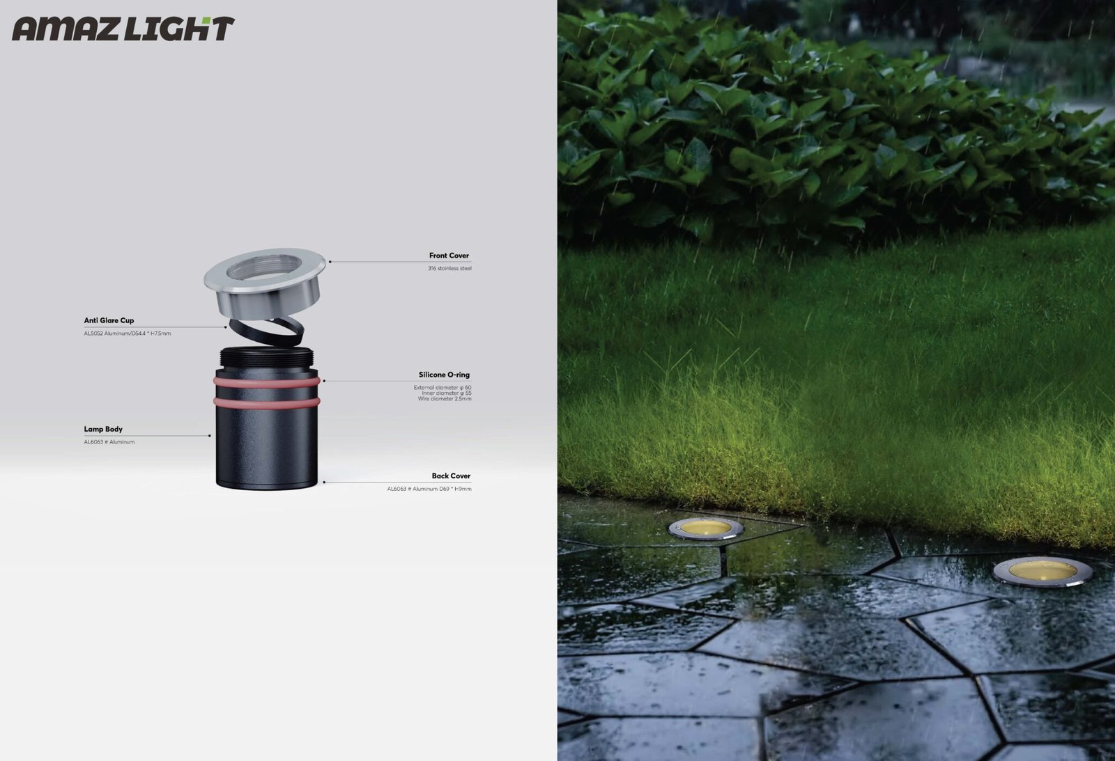 1-2－EVO series Inground light-02：AMAZ LIGHT-Outdoor lighting collection-2024.11.08 - 副本-2